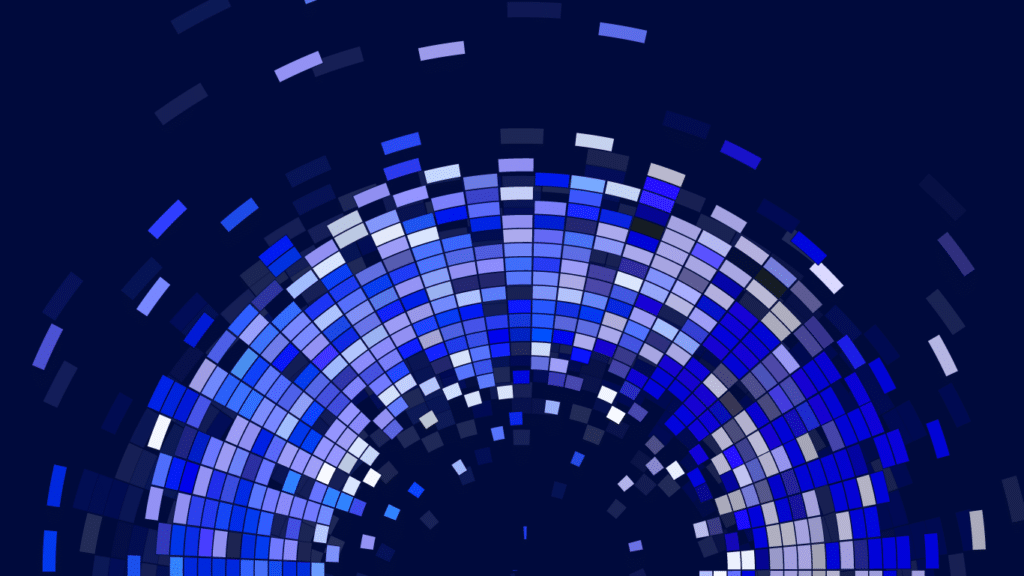 abstract colorful data technology pattern